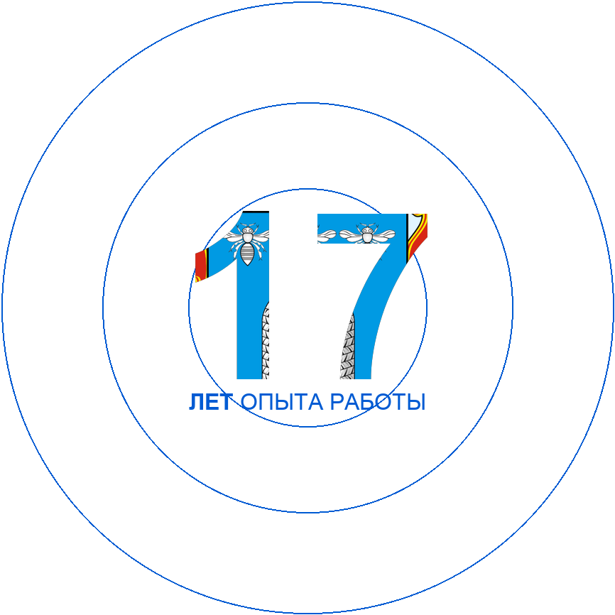 17 лет опыта работы